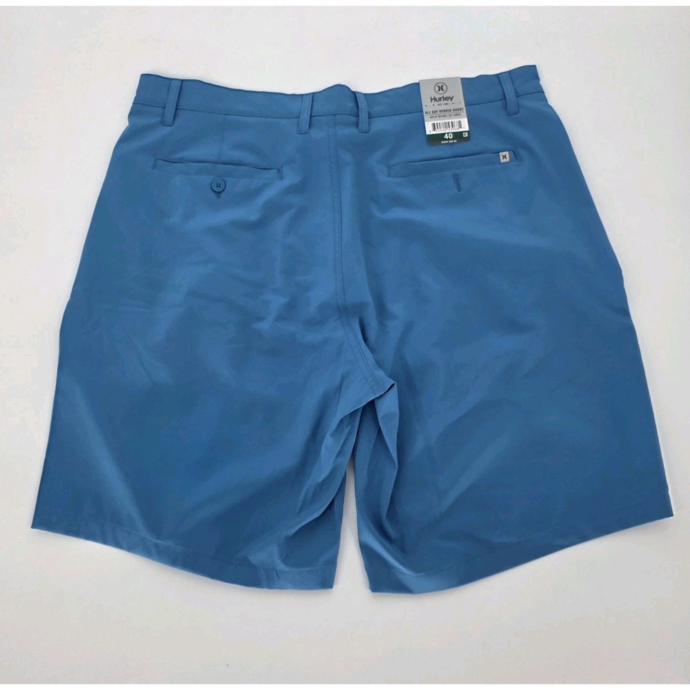 Hurley Men's Seaview Blue Short All Day Hybrid 4-Way Stretch Wicking Active - Picture 4 of 8